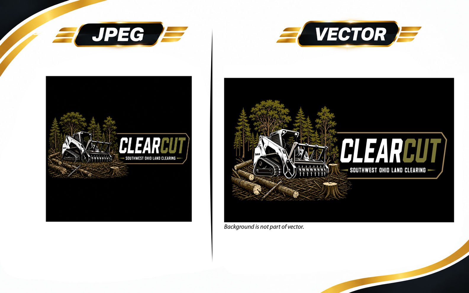 Vector Tracing Clearwater Logo Design