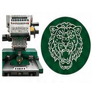 Embroidery Digitizing Machine and Lion Patch Design