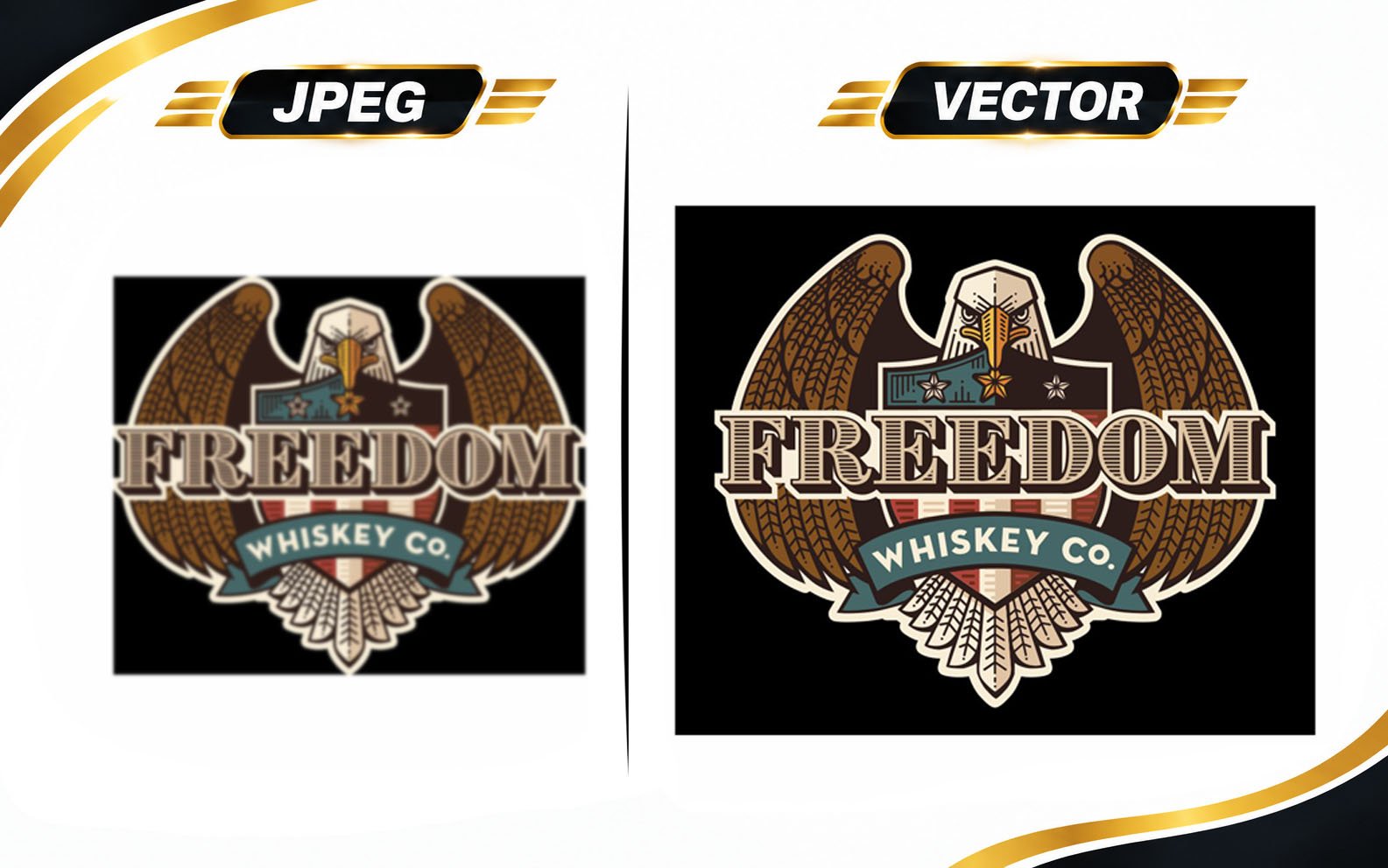 Vector Tracing Viking Shield Logo Design