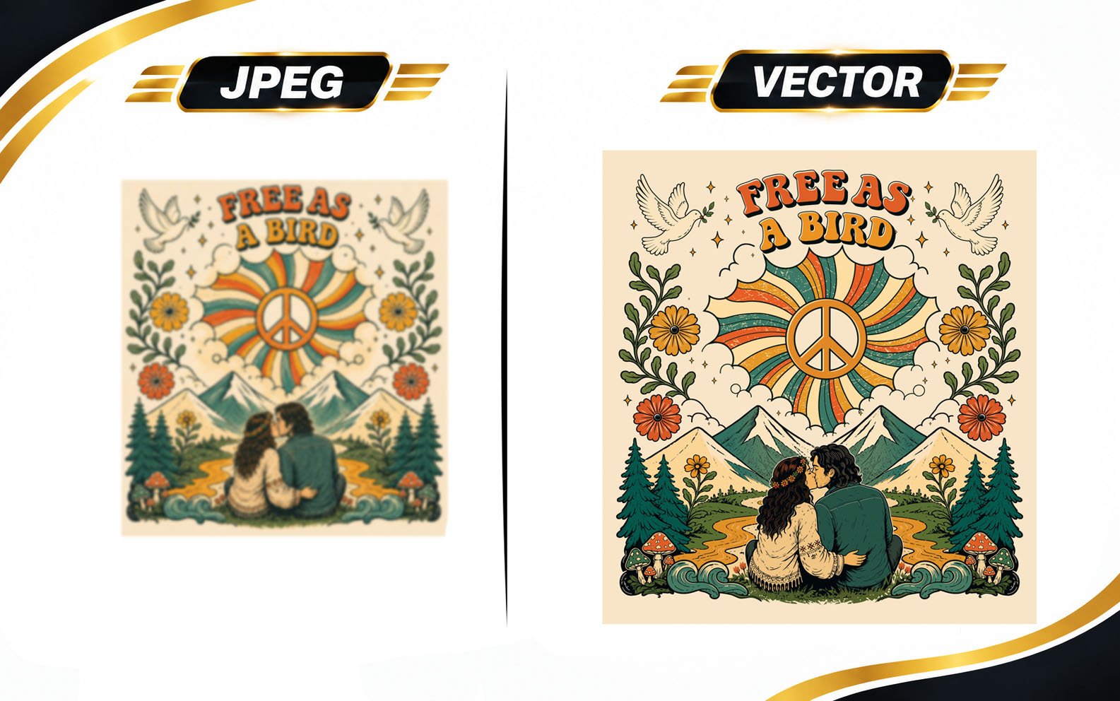 Vector Redraw Texas Music Festival Poster